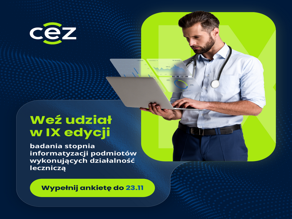 Jaki jest aktualny poziom cyfryzacji ochrony zdrowia w Polsce? Centrum e-Zdrowia rozpoczyna nowe badanie